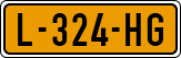 License plate of the Netherlands, Cars