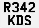 License plate of the United Kingdom, 1983 year system