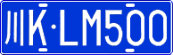 License plate of China, Cars