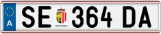 License plate of Austria, Regular plates