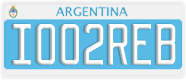 License plate of Argentina, Diplomatic