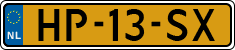 License plate of the Netherlands, Cars