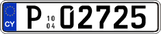 License plate of Cyprus, Trailers