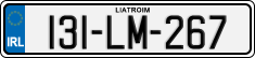 License plate of Ireland, Regular plates