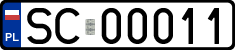 License plates of Poland, Regular car plates