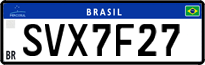 License plate of Brazil, Private owners (Mercosul)