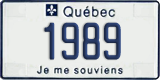 Quebec, Vanity Plates