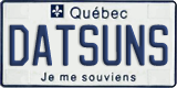 Quebec, Vanity Plates
