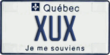Quebec, Vanity Plates