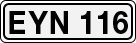 License plate of Sweden, Regular plates
