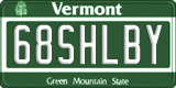 Vermont, Vanity Plates