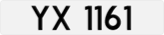 License plate of Hong Kong, AB 1234