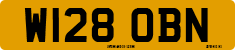 License plate of the United Kingdom, 1983 year system