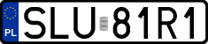 License plates of Poland, Regular car plates
