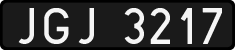 License plates of Poland, 1976 year system