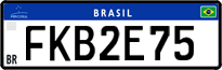 License plate of Brazil, Private owners (Mercosul)
