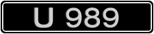 License plate of Iceland, Oldtimers