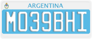 License plate of Argentina, Diplomatic