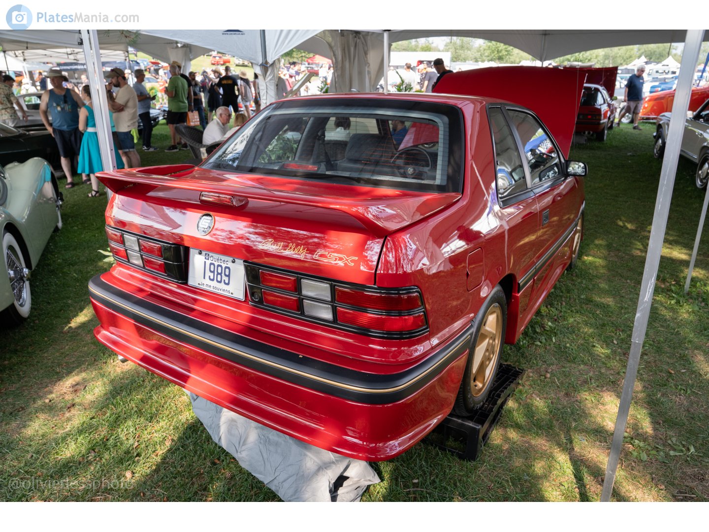 1989, Dodge Shadow 1st gen 2-door Sedan (24; P-body), facelift, 1988–1994