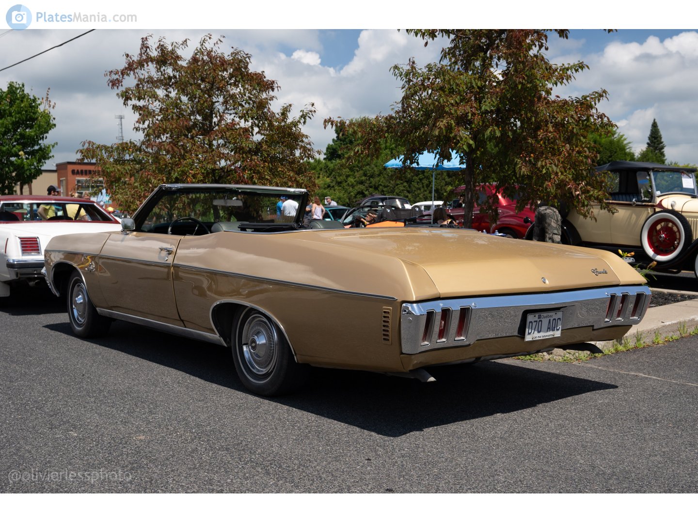 D70 AQC, Chevrolet Impala 4th gen 1970 2-door Convertible (16467; B-body), 5th facelift, 1969–1970