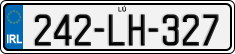 License plate of Ireland, Regular plates