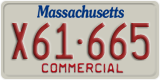 Massachusetts, Commercial vehicles (X12-345)
