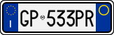 License plate of Italy, Cars (1994 year series)