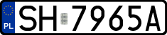 License plates of Poland, Regular car plates