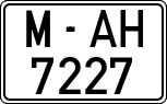 License plates of Spain, 1971 year series