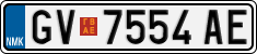 License plate of North Macedonia, Regular plates (2012)
