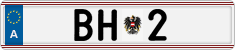 License plate of Austria, Official services and consulates