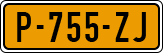 License plate of the Netherlands, Cars