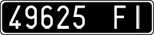 License plate of Italy, Cars (1927 year series)