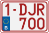 License plate of Belgium, Regular plates (2010)