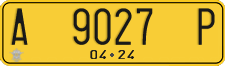 License plate of Indonesia, Commercial vehicles