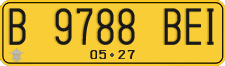 License plate of Indonesia, Commercial vehicles