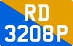 License plate of Singapore, For research and development
