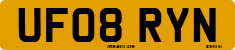 License plate of the United Kingdom, 2001 year system