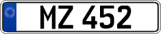 Non-recognized and partially recognized states, Regular plates (AB 123)