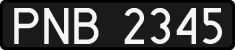 License plates of Poland, 1976 year system