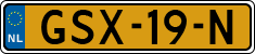 License plate of the Netherlands, Cars