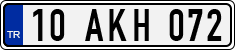 License plate of Turkey, Regular plates