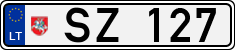 License plate of Lithuania, Trailers