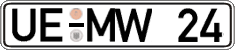 German license plate, Regular plates