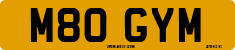 License plate of the United Kingdom, 1983 year system