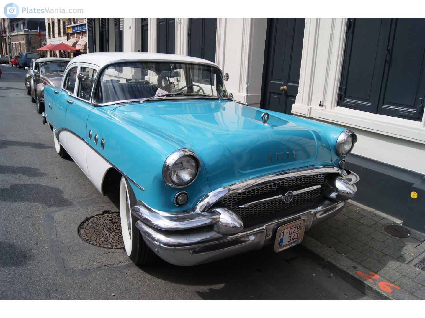 1-OZB-343, Buick Special 2nd gen 1955 4-door Sedan (41; B-body), 5th facelift, 1954–1955