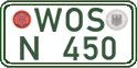 German license plate, Regular plates