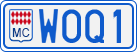 License plate of Monaco, Cars