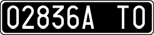 License plate of Italy, Cars (1927 year series)