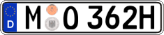 German license plate, Plates for oldtimers (type 